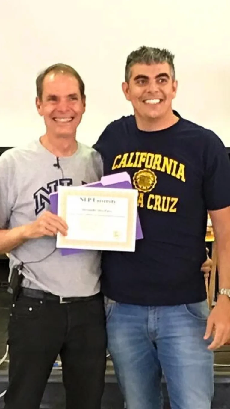 Hernandes & Robert Dilts com certificado